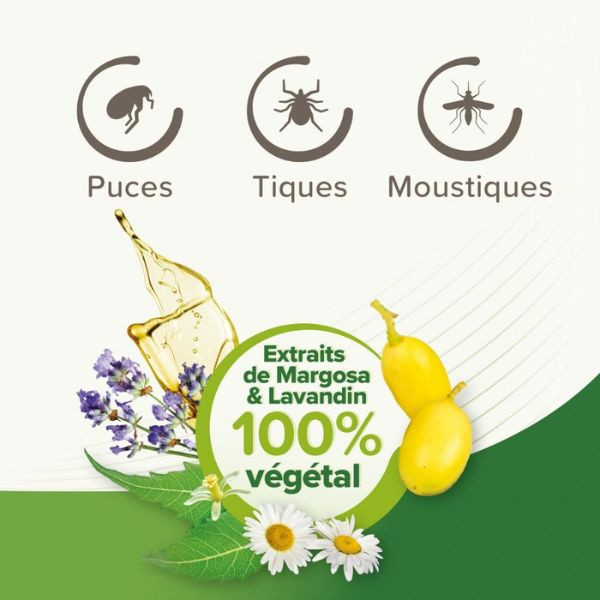 Beaphar "Vetopure" Collier Répulsif Antiparasitaire Chien - Beige