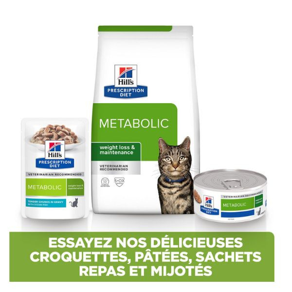 Hill's Prescription Diet Feline Metabolic Poisson de l'Océan - 12 x 85 g