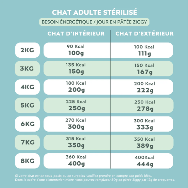 Ziggy Pâtées Chat Stérilisé au Saumon - 4 x 100 g