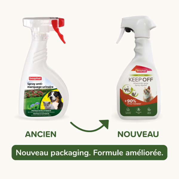 Beaphar Spray Anti-marquage Urinaire Extérieur - 400 ml