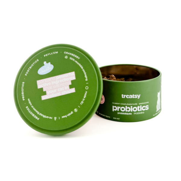 Treatsy Probiotiques pour Chat - 90 g