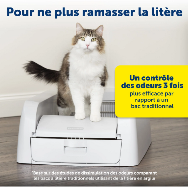 PetSafe ScoopFree - Bac à Litière Agglomérante Autonettoyant