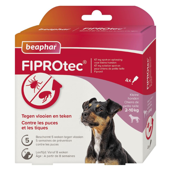 Beaphar FIPROtec - Petit Chien (2 à 10 kg) 4 pipettes
