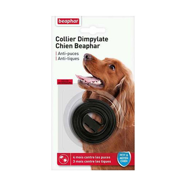 Beaphar Collier Antiparasitaire au Dimpylate Marron pour Chien