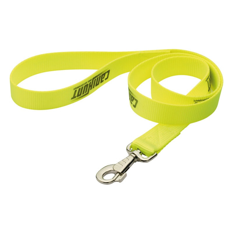 Laisse Simple Plate Jaune - 120 cm