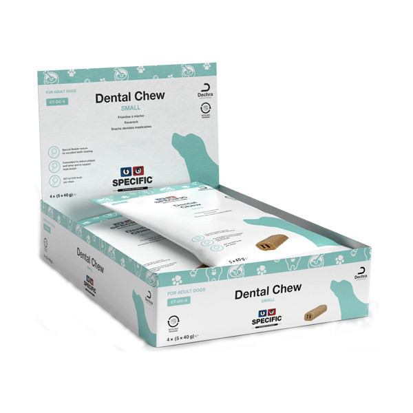 SPECIFIC CT-DC-S DENTAL CHEW Small pour Chien - 4 x (5 x 40 g)