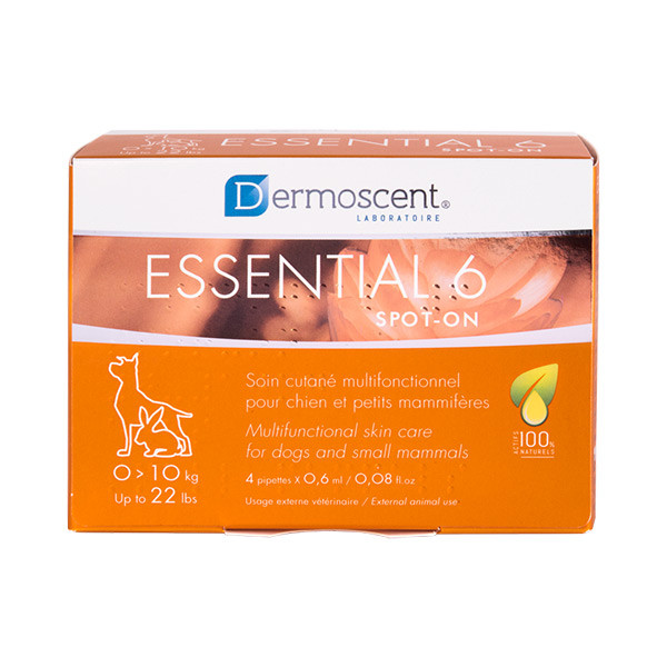  Dermoscent Essential 6 Spot-On pour Chien - 4 pipettes