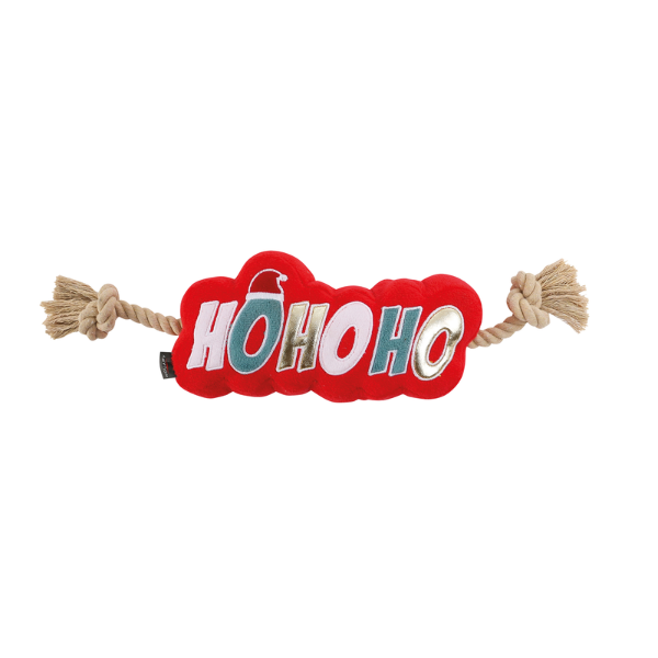 Jouet de Noël pour chien - Corde Hohoho