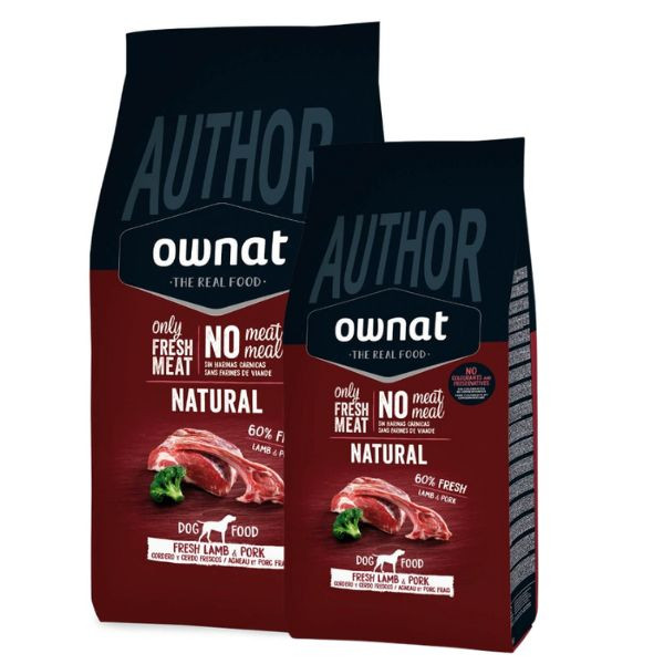 Ownat Author Dog Fresh Lamb & Pork