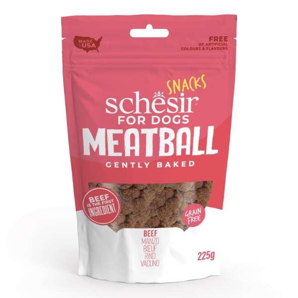 Schesir Snack MeatBall Chien - 225 g