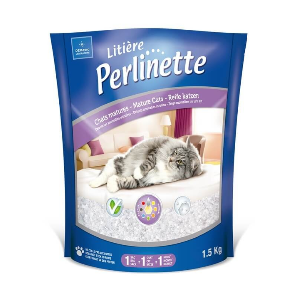 Litière Perlinette Chat Mature - 3 Litres