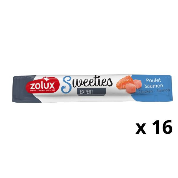 Zolux Stick Sweeties pour Chien - Poulet & Saumon