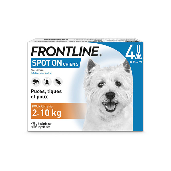 Frontline Spot-On S Chien (2-10 kg)