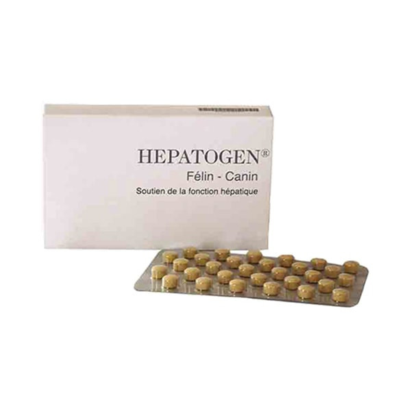 Hepatogen Félin/Canin pour Chat et Petit Chien - 60 cps