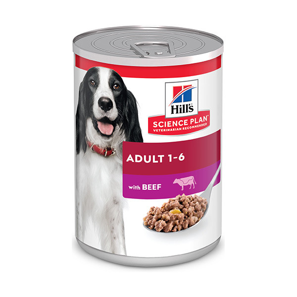 Hill's Science Plan Canine Adult Santé & Forme Boeuf - 12 x 370 gr