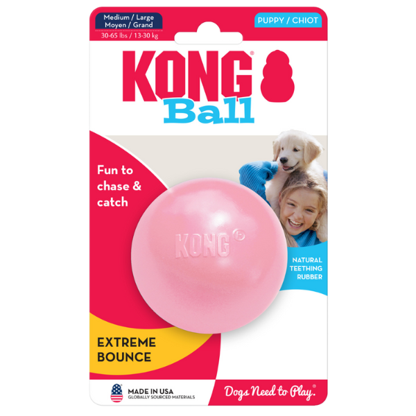 Kong puppy balle