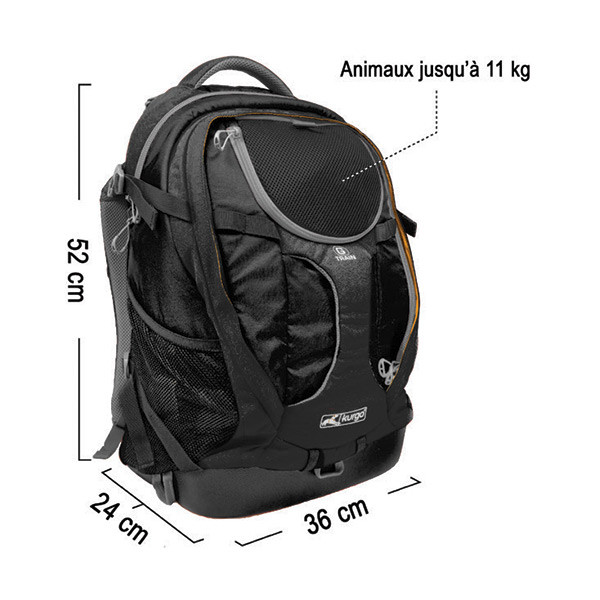 Kurgo Sac à Dos G-Train K9 - Noir