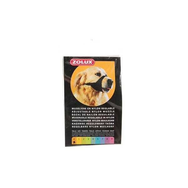 Muselière en Nylon Réglable - T2