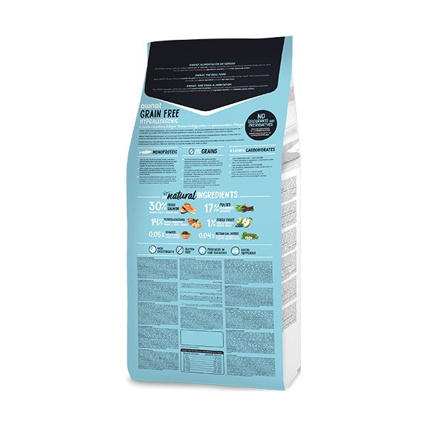 Ownat Hypoallergénique Adulte Saumon Sans Céréales