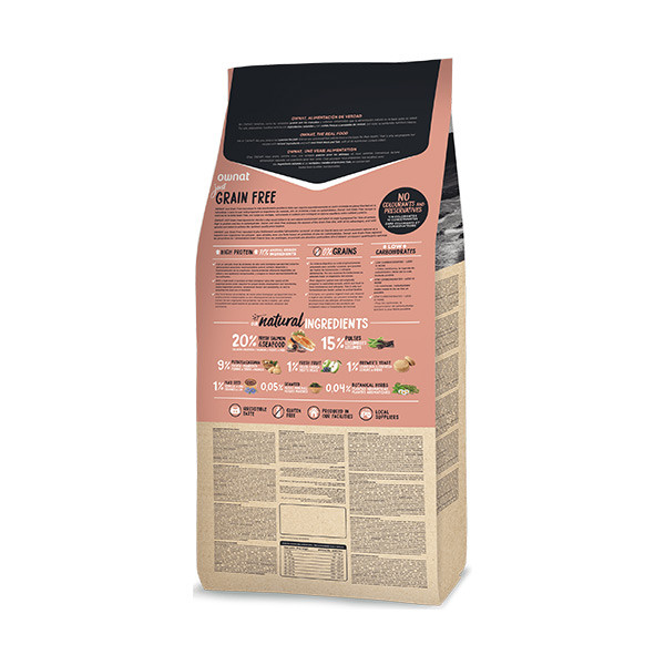 Ownat Just Grain Free Adulte Saumon Sans Céréales