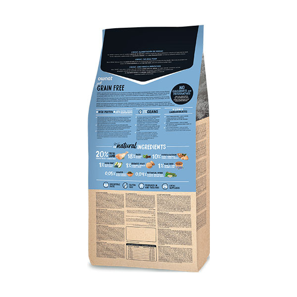 Ownat Just Grain Free Adulte Agneau Sans Céréales - 3 kg