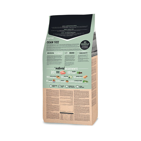 Ownat Just Grain Free Adulte Poulet Sans Céréales