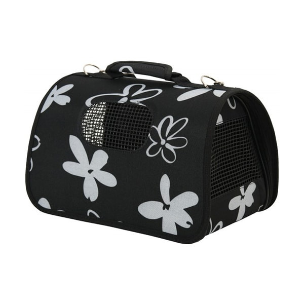 Zolux Panier de Transport Flower Noir - Medium