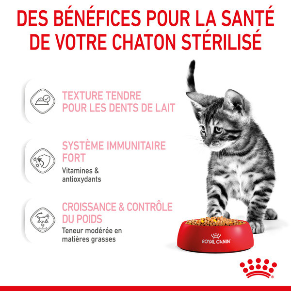 Royal Canin Kitten Sterilised Emincés en Gelée - 12 x 85 g