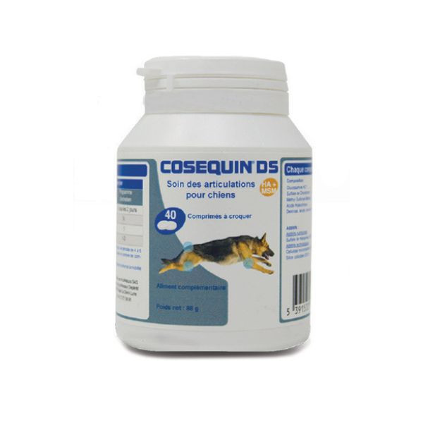 Cosequin HA Chien - Pot 40 Comprimés