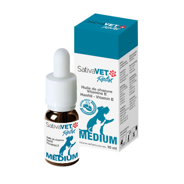 SativaVET Relax Medium - 10 ml
