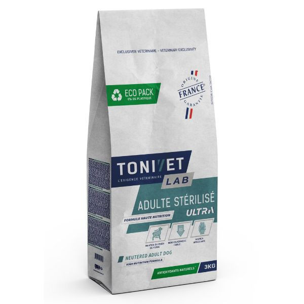 Tonivet Lab Ultra Chien Adulte Stérilisé