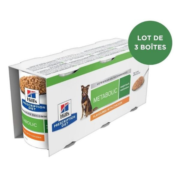 Hill's Prescription Diet Canine Metabolic Tripack - 3 x 370 g