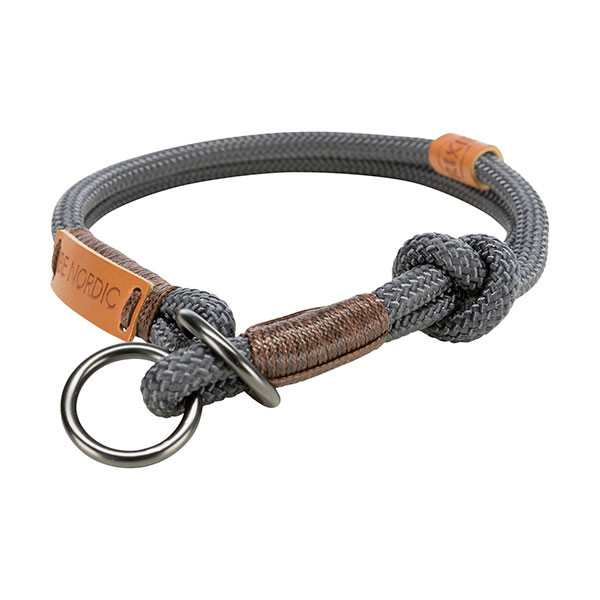 Trixie Be Nordic Collier Semi-étrangleur Gris/Brun - M