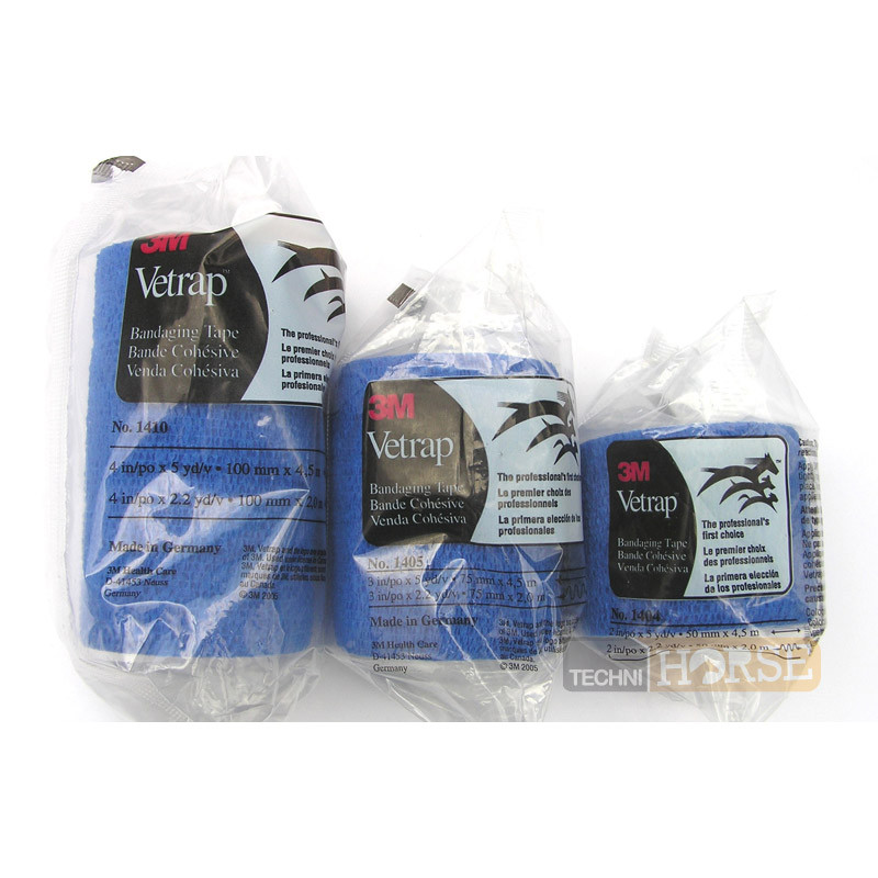 Vetrap Bande Cohésive Bleue - 4,5 mètres