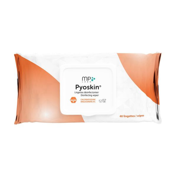Pyoskin Wipes - 40 Lingettes