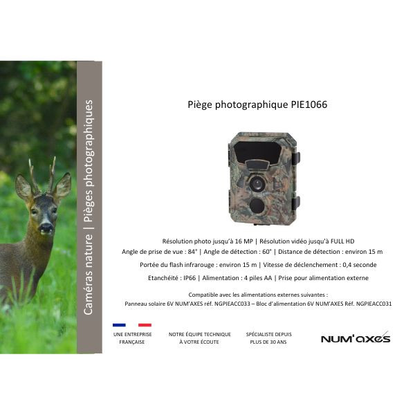 Num'axes Piège Photographique PIE 1066