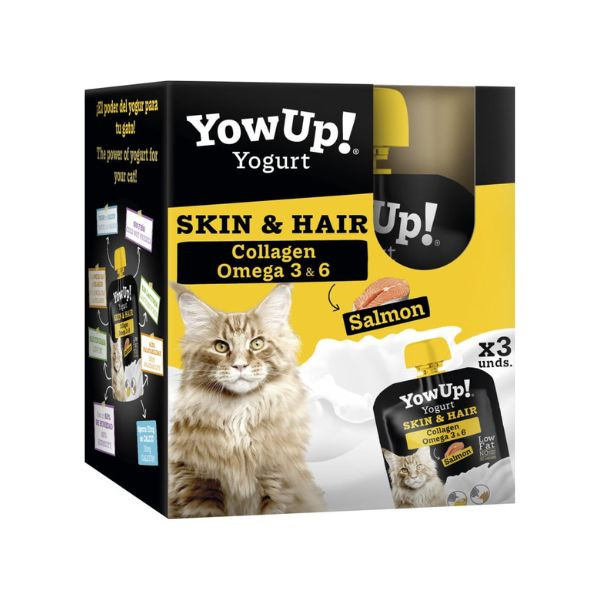 YowUp Yaourt peau et poils au saumon - 85 g