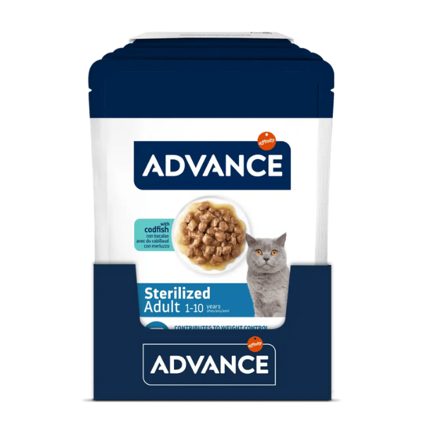 Advance Cat Adulte Stérilisé Poisson Sachets