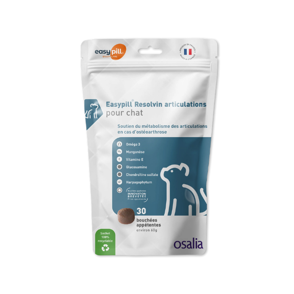 Easypill Resolvin Articulations pour Chat - 30 Bouchées