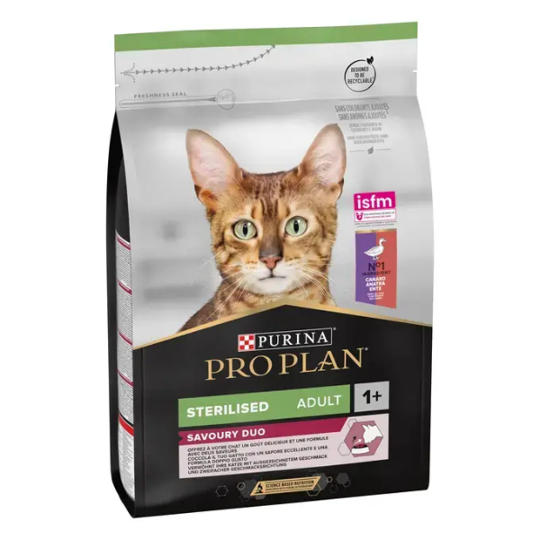 PROPLAN Cat Sterilised Duo Canard - 3 kg