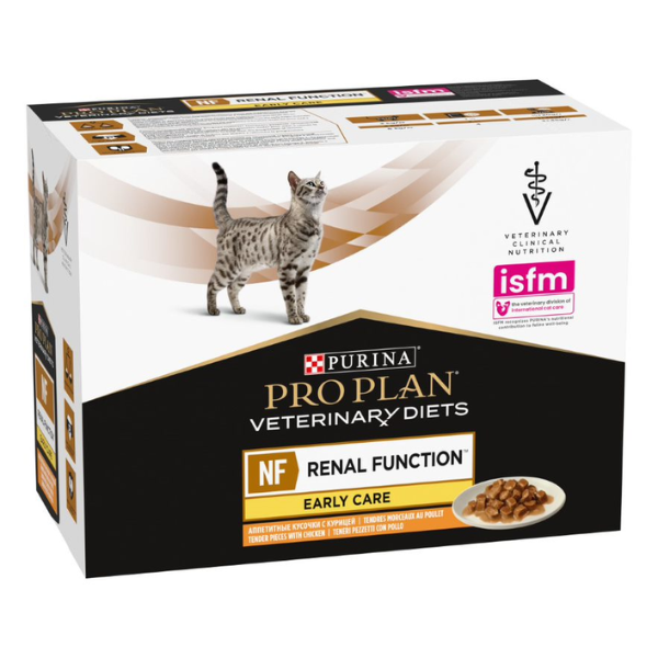 Purina Proplan Veterinary Diets Feline NF Early Care Poulet - 10 x 85 g 