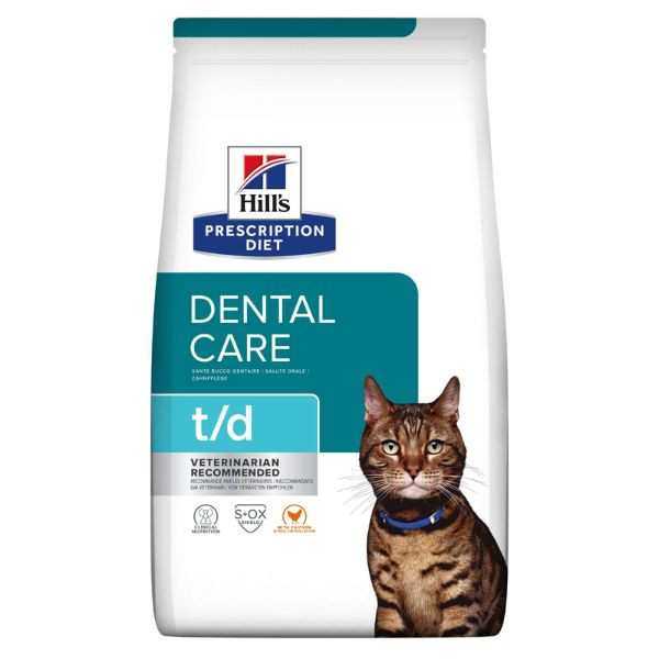 Hill's Prescription Diet Feline t/d Dental Care - 1,5 kg 
