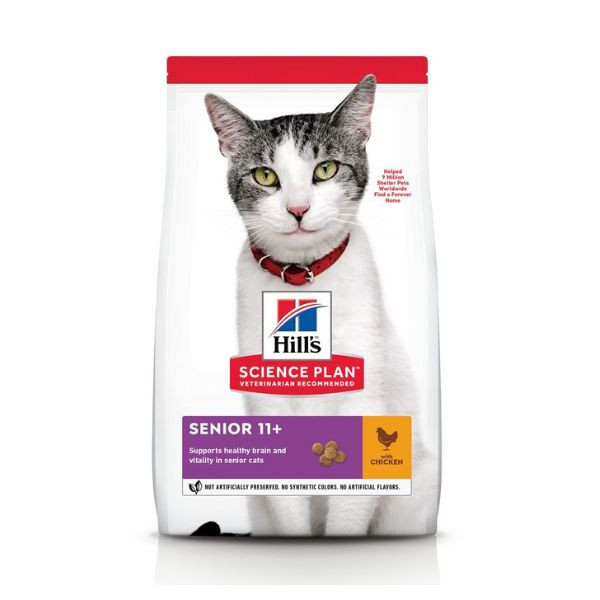 Hill's Science Plan Feline Senior 11+ Poulet