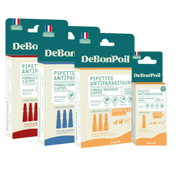 ActiPlant'3 Insectifuge Antiparasitaire pour Chien BIO - 3 pipettes 