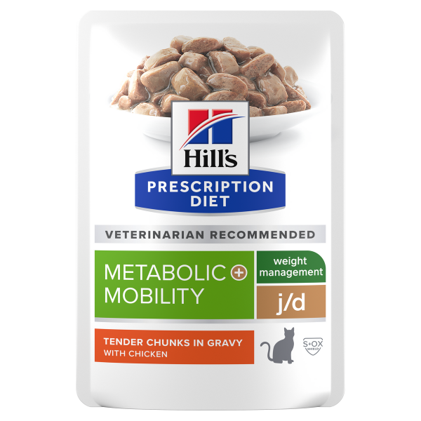 Hill's Prescription Diet Feline j/d Metabolic + Mobility Sachet - 12 x 85 g