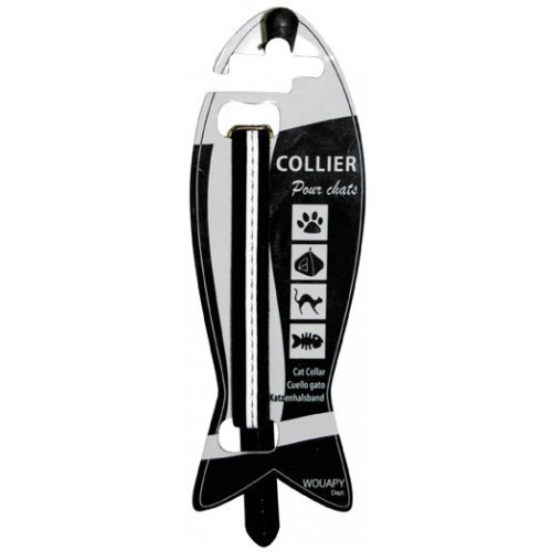 Collier Réfléchissant pour Chat - Noir