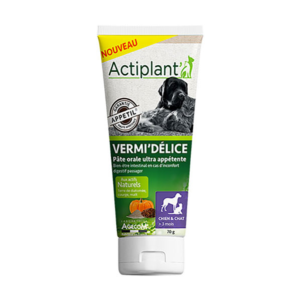 Actiplant' Vermi'Delice pour Chat et Chien - 70 g