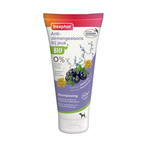 Beaphar Shampoing Bio Anti-démangeaisons pour Chien - 200 ml