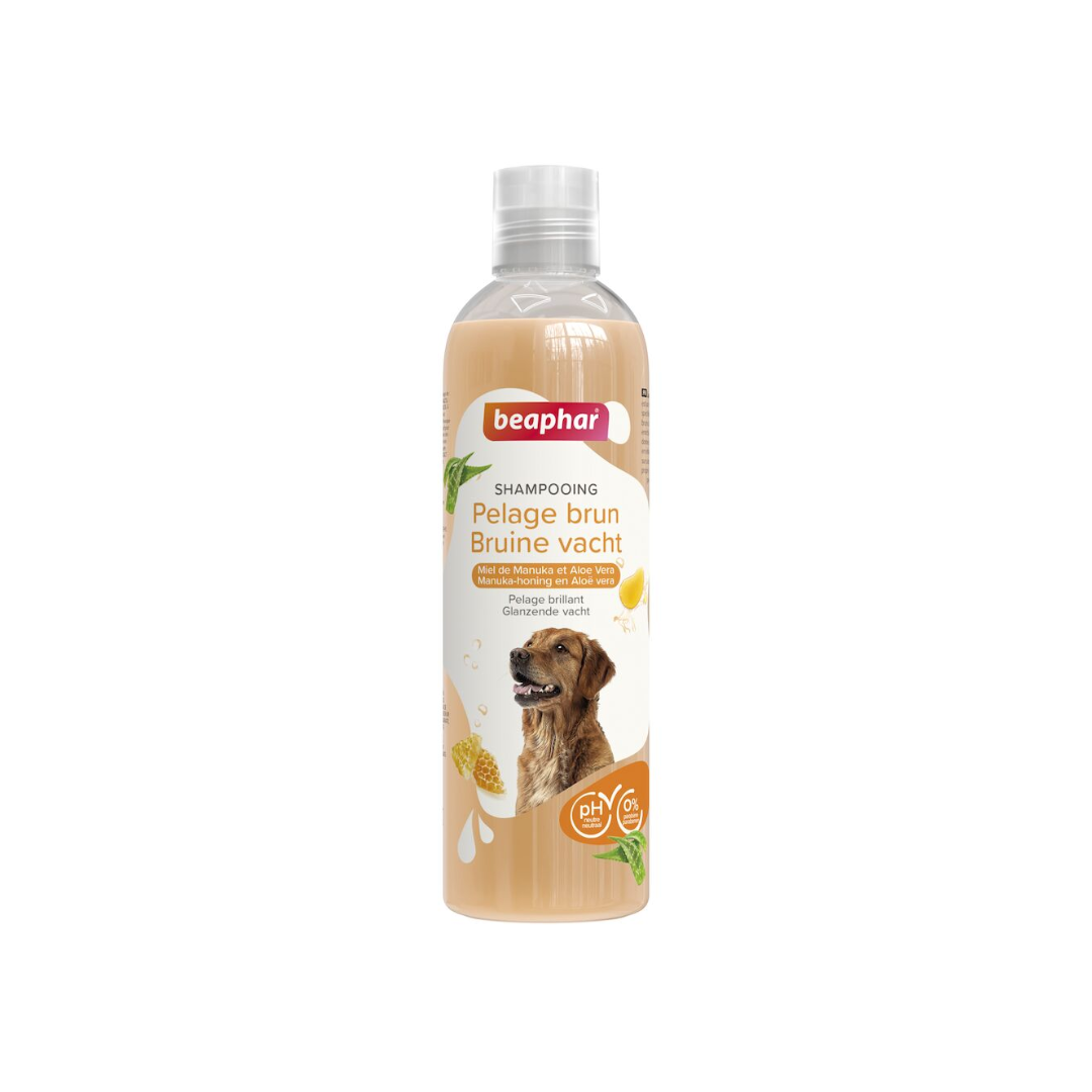 Beaphar Shampooing Pelage brun pour Chien - 250 ml