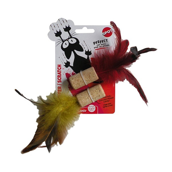 Bouchons à Plumes pour Chat